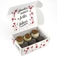 CAIXA AMOR PARA 6 BRIGADEIROS IDEIA - 11445 CAIXA AMOR PARA 6 BRIGADEIROS IDEIA - 11445