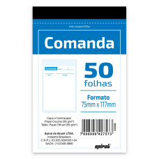 TALÃO DE COMANDA  COM 10 - 12788 