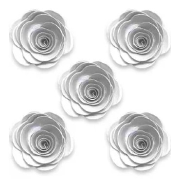  FLOR MÉDIA BRANCA COM 2 - 10536 