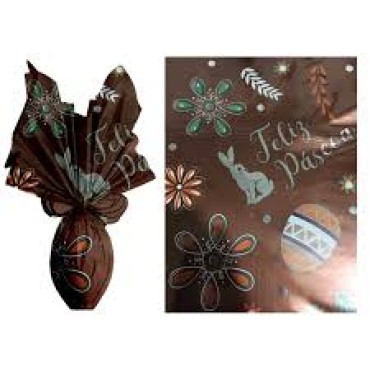 11190 - SACO PARA OVO PÁSCOA COELHO 100G A 250G