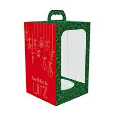 10449 - CAIXA MINI PANETONE ALÇA COM VISOR