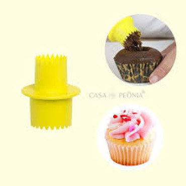 12051 - CORTADOR RECHEAR CUPCAKE BLUE STAR