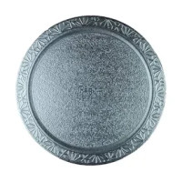 CAKE BOARD REDONDO PRATA 33CM PRISFOOD - 12881 