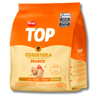 COBERTURA DE CHOCOLATE TOP BRANCO EM GOTAS 400G HARALD - 13919