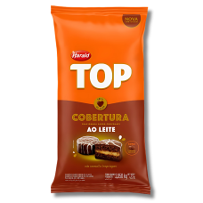COBERTURA DE CHOCOLATE TOP AO LEITE EM GOTAS 2,050KG HARALD - 15128 COBERTURA DE CHOCOLATE TOP AO LEITE EM GOTAS 2,050KG HARALD - 15128