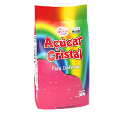AÇÚCAR CRISTAL ROSA 500G ARCOLOR - 16305