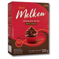CHOCOLATE EM PÓ MELKEN 50% CACAU 200G HARALD - 17077 CHOCOLATE EM PÓ MELKEN 50% CACAU 200G HARALD - 17077
