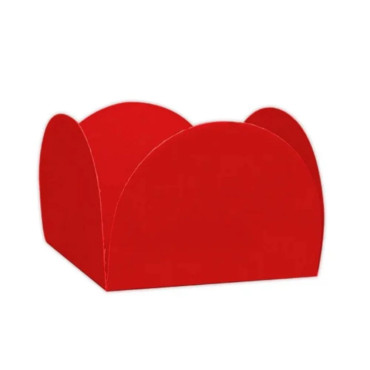 FORMINHA MINI 4 PÉTALAS VERMELHO FUNFESTAS COM 50 -8817 