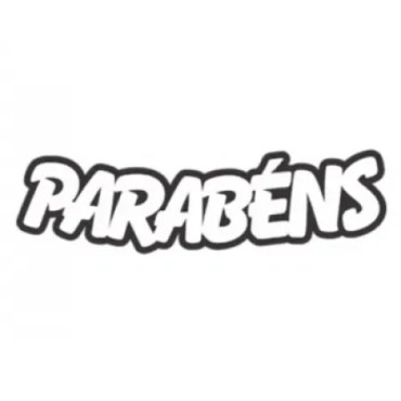 7066 - FAIXA PARABÉNS PRETO