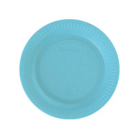 13667 - PRATO RASO AZUL CLARO 15 CM BELLO FESTA COM 500