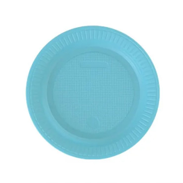 13667 - PRATO RASO AZUL CLARO 15 CM BELLO FESTA COM 500