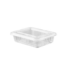 POTE RETANGULAR COM TAMPA 250ML GALVANOTEK G313 COM 10 - 9153 