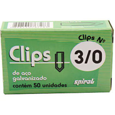  CLIPS 3/0 SPIRAL COM 50 UNIDADES -2441