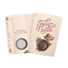 CARTAO PRESENTE NATAL DOCE C/4 STICKR REFE 2469 - 18994