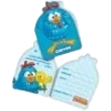 CONVITE GALINHA PINTADINHA COM 8 - 2404 