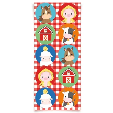 ADESIVO DECORATIVO FAZENDINHA KID ART COM 10 - 4365 