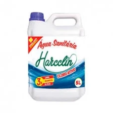 AGUA SANITARIA HARCCLIN 5L HIGIENE E LIMPEZA PAPEL PLASTICO - 14923