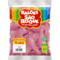 BALAO LATEX LISO 9 ROSA C/50 - 17525