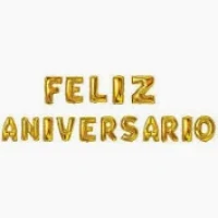 BALAO METALIZADO FELIZ ANIV DOURADO 40CM - 16895