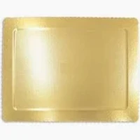 BASE DE BOLO CAKE BORD RET 40X30 OURO U - 16880
