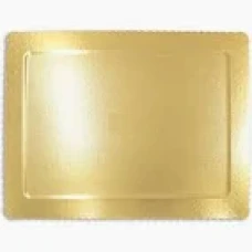 BASE DE BOLO CAKE BORD RET 40X30 OURO U - 16880