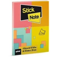 BLOCO AUTOADESIVO 38X51 SORTIDO 200FLS U - 14180