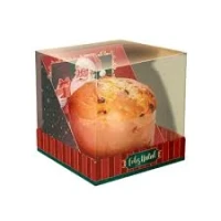 CAIXA 11X11X10,6 MINI PANETONE C/10 C5722 IDEIA NOEL FELIZ NATAL TP/VISOR - 18607