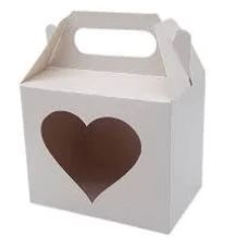CAIXA 12X12X11 PRESENTE CANECA CORACAO JR CORTE CANBR1212 BRANCO C/10 - 13446