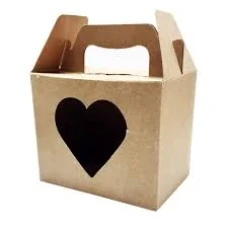 CAIXA 12X12X11 PRESENTE CANECA CORACAO JR CORTE REF CANKR1212 KRAFT UNIDADE - 13444