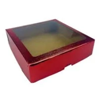 CAIXA 15X15X5 PRESENTE LAMINADA VERM C10 - 17941