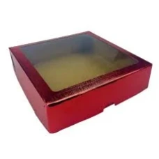CAIXA 15X15X5 PRESENTE LAMINADA VERM C10 - 17941