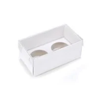 CAIXA 9X4X4 P/2 DOCES BRANCO-UN - 13612