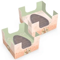 CX 7,5X7,5X5 DEGUSTACAO ENCANTO 50G C/5 IDEIA COELHINHO C5422 - 17420