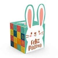 CAIXA POP 8X8X8CM PASCOA DIVERT C5368 IDEIA DIVERTIDA C/10 - 17395