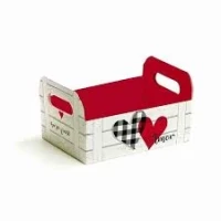CAIXOTE DE CARTAO AMOR M 12X22X14 C/10 -  13497