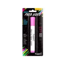 CANETA PO DE GIZ PARA VIDRO PINK POPPER - 17322