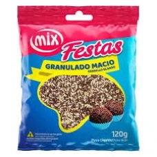 CHOC CONFEITO GRANULADO MACIO MESCL 120G MIX FESTA MESCLADO - 16489