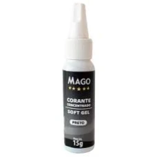 CORANTE SOFT GEL PRETO 15G MAGO - 6781