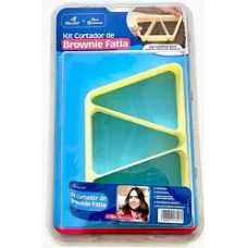 CORTADOR DE BROWNIE FATIA 3,5X8,5X12CM BLUE STAR - 15649