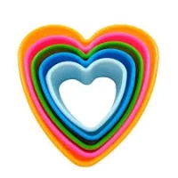 CORTADOR PLASTICO SILVER PLAS CORACAO C5 SILVER PLASTIC REF FT080 - 13685