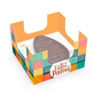 CX 7,5X7,5X5 DEGUSTACAO ENCANTO 50G C/5 IDEIA PASCOA DIVERTIDA - 17393