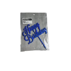 TOPO DE BOLO LAMINADO MDF AZUL-UNID - 15394