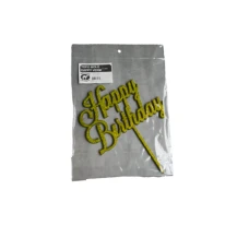 TOPO DE BOLO LAMINADO MDF OURO-UNID - 15395