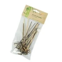 ESPETO DE BAMBU P/PETISCOS 12CM C/20  NATURAL HA010 - 17617