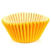 FORM DE PAPEL CUPCAKE REG AMARELA C/45 - 17277