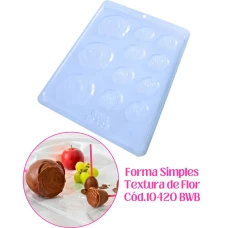 FORMA PL SIMPLES TRAD TEXTURA DE FLOR PLASTICO PET BWB COD 10420 - 17566