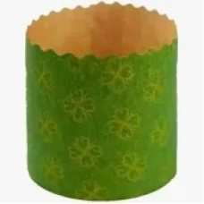 FORMA PANETONE ULTRA 100GR 70X60 C/10 ULTRAFEST VERDE - 16883