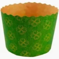 FORMA PANETONE ULTRA 250GR 90X90 C/10 ULTRAFEST VERDE NATAL - 16884