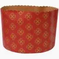 FORMA PANETONE ULTRA 500GR 134X95 C/10 ULTRAFEST VERMELHO - 16882
