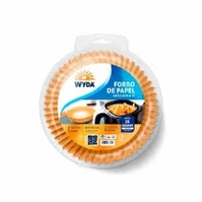 FORMA PAPEL AIR FRYER WYDA 16CM C25 WYDA ANTIADERENTE FORRO REDONDO 16X4,5CM - 14202